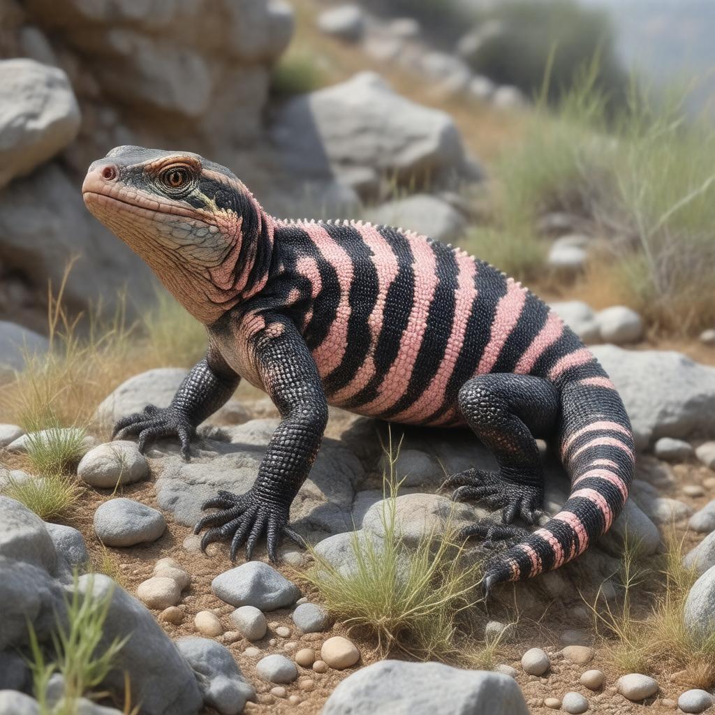 AI-created image of Gila monster
