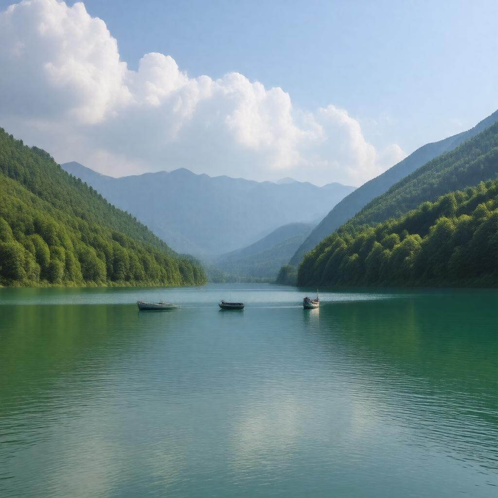 AI-created image of Gilan Lake