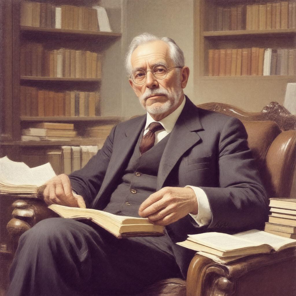 AI-created image of Gilbert Ryle