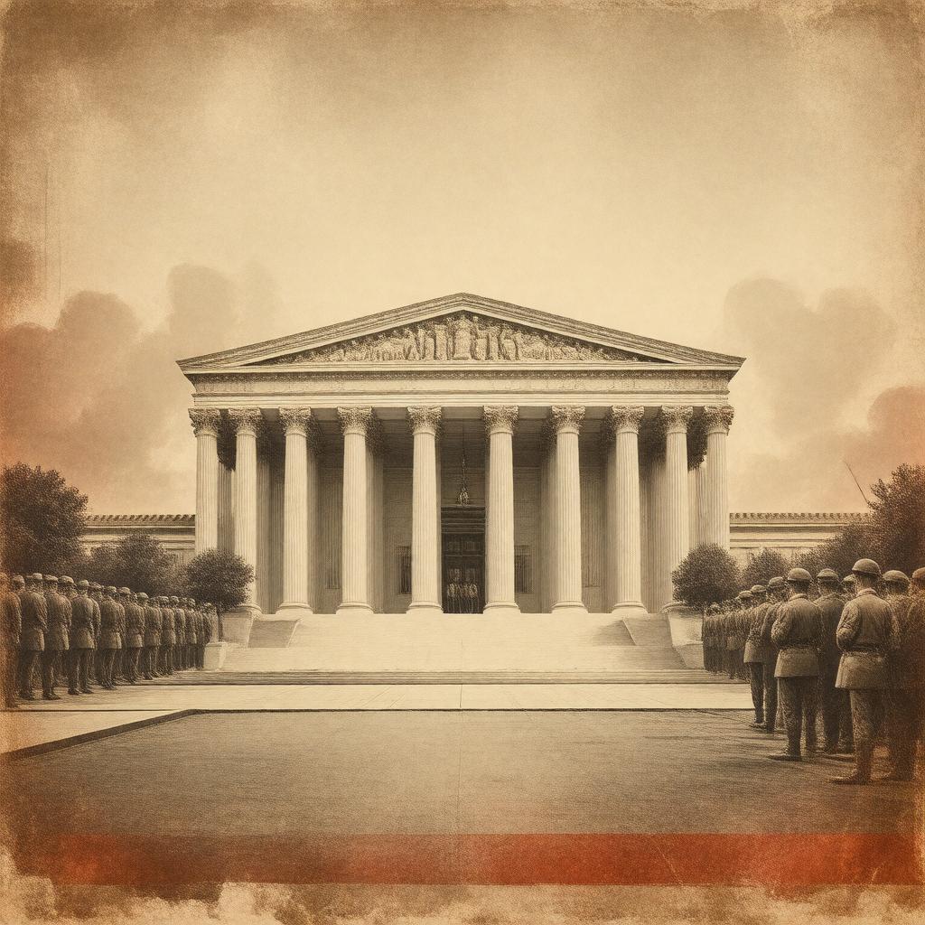 Click to view larger image AI-created image of Gilbert v. Minnesota