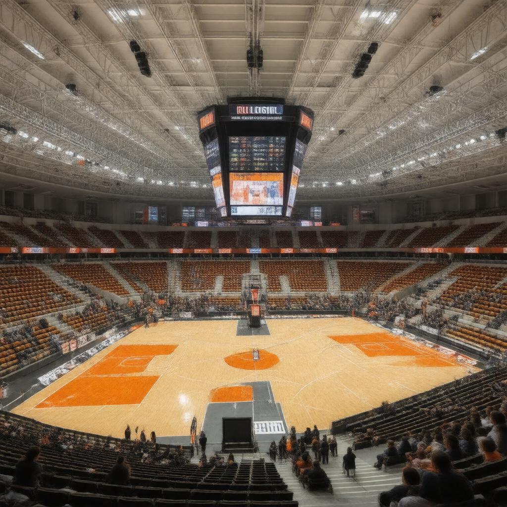 AI-created image of Gill Coliseum