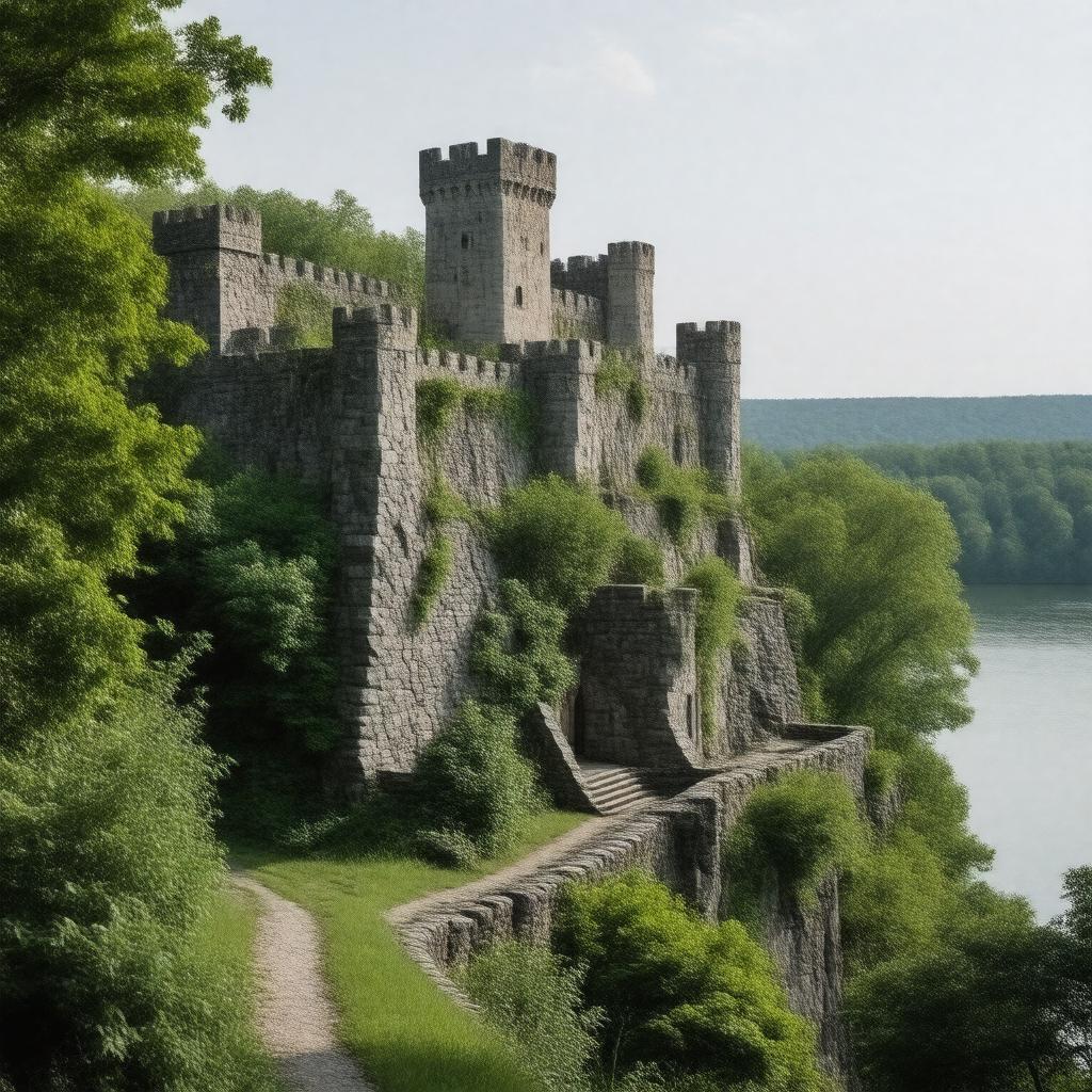 AI-created image of Gillette Castle State Park