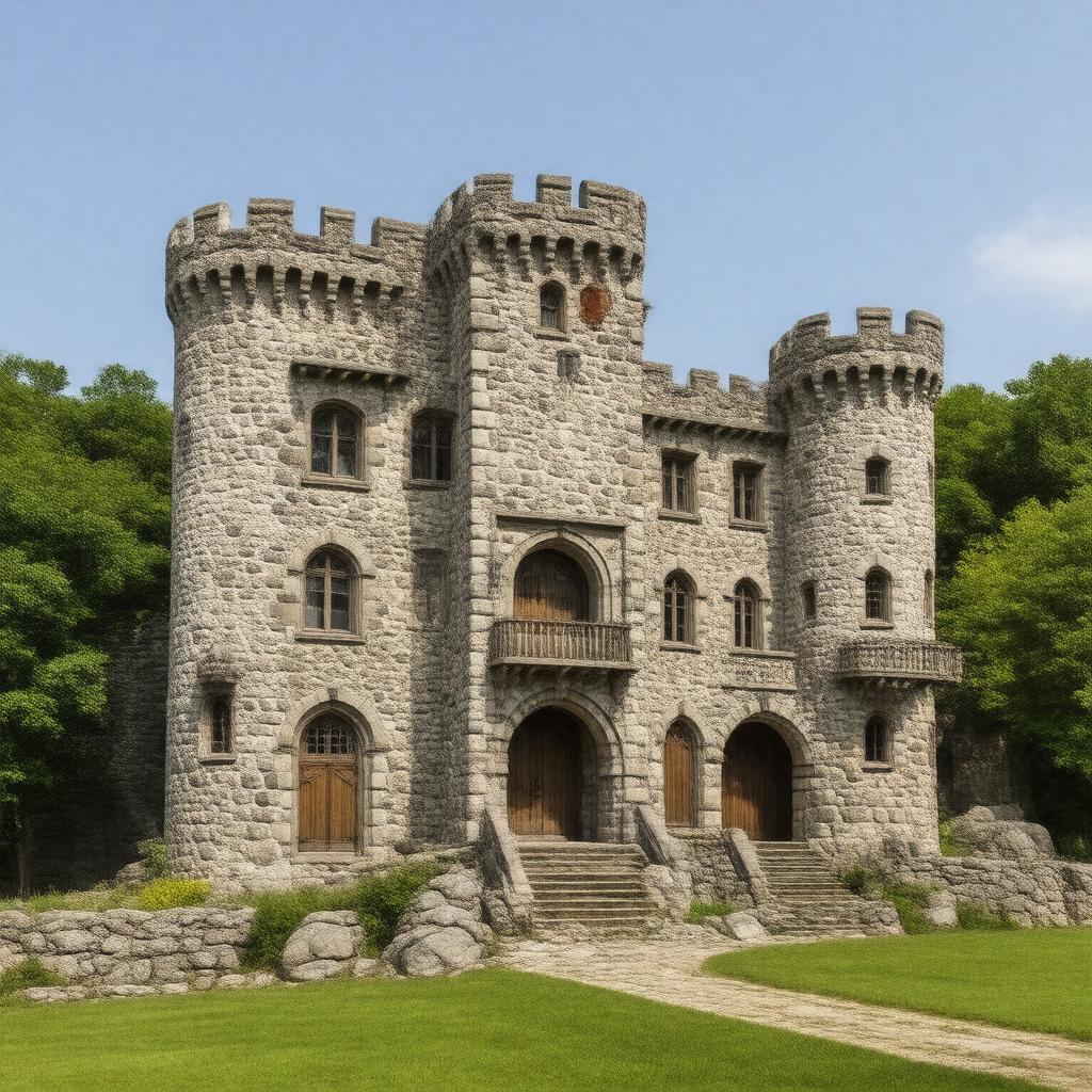 AI-created image of Gillette Castle