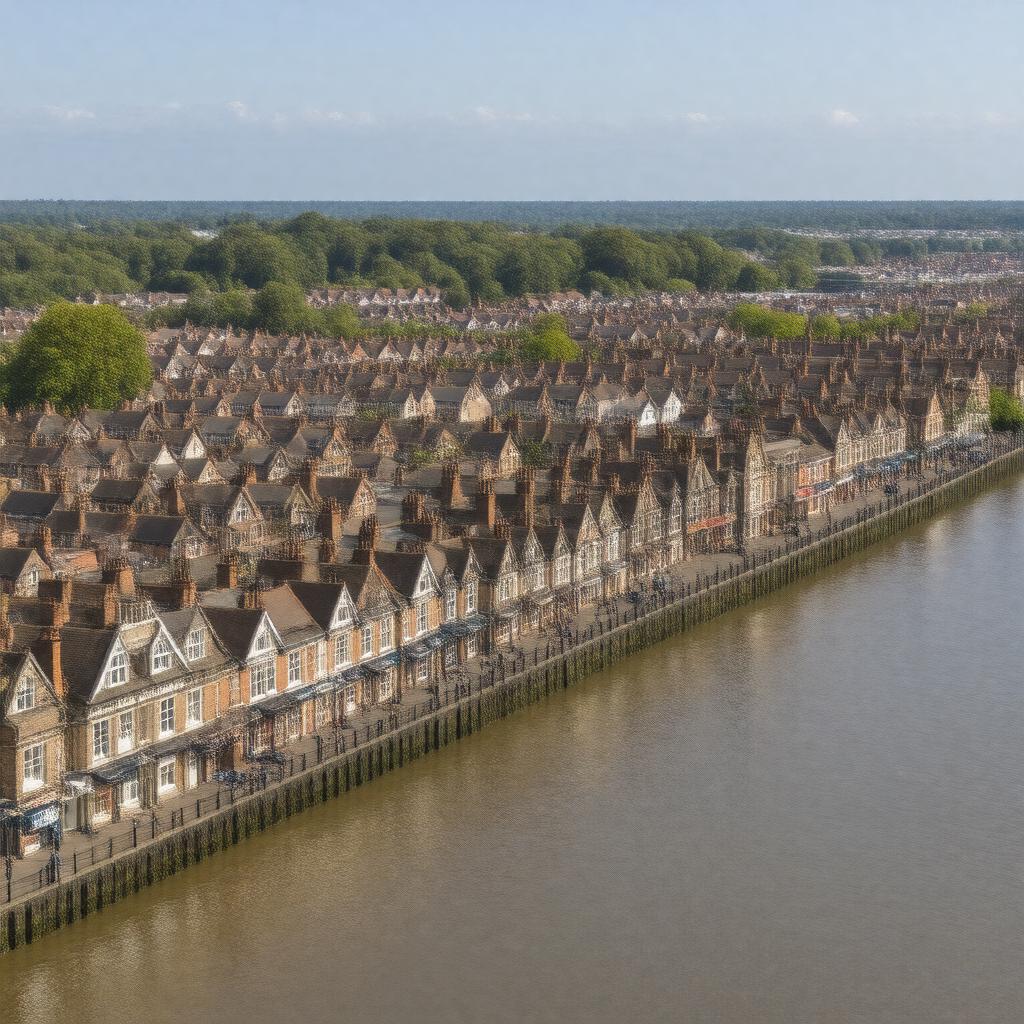 AI-created image of Gillingham (Kent)