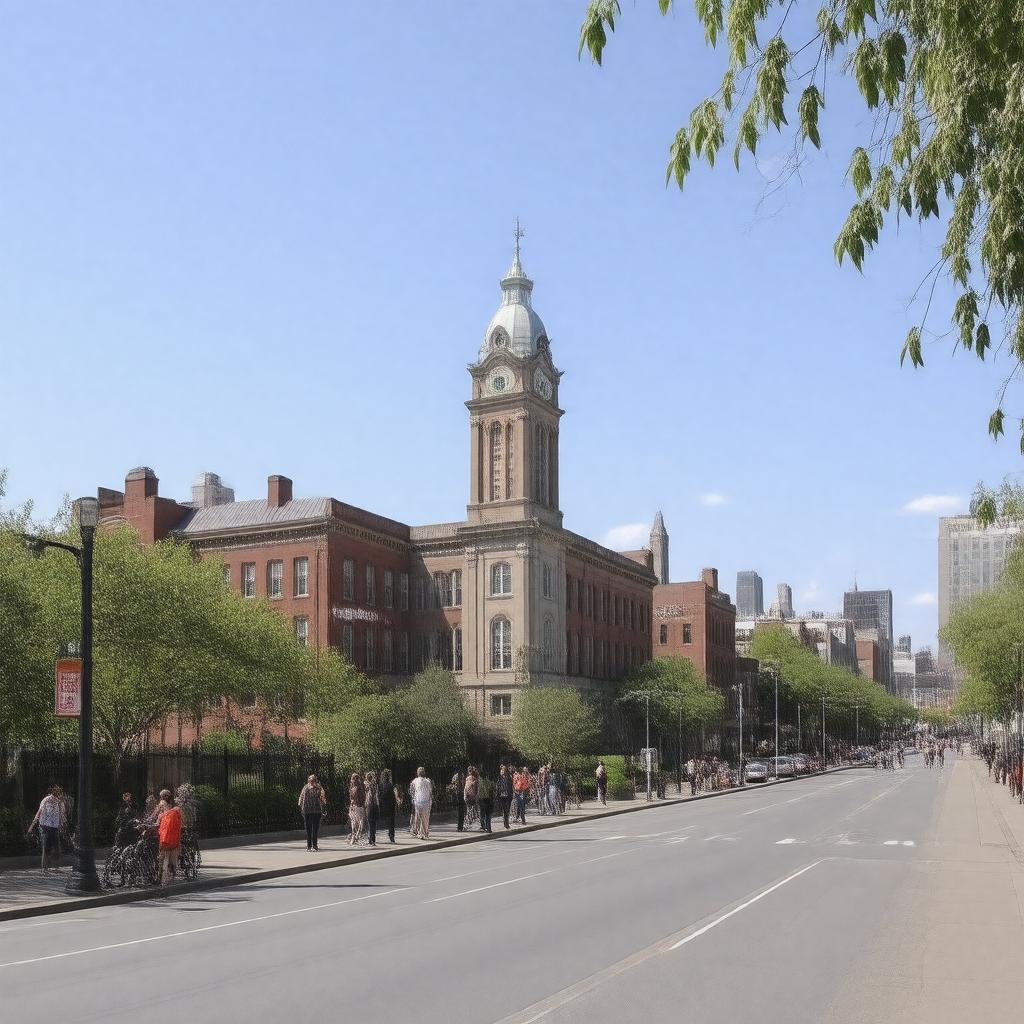 AI-created image of Gilman Square