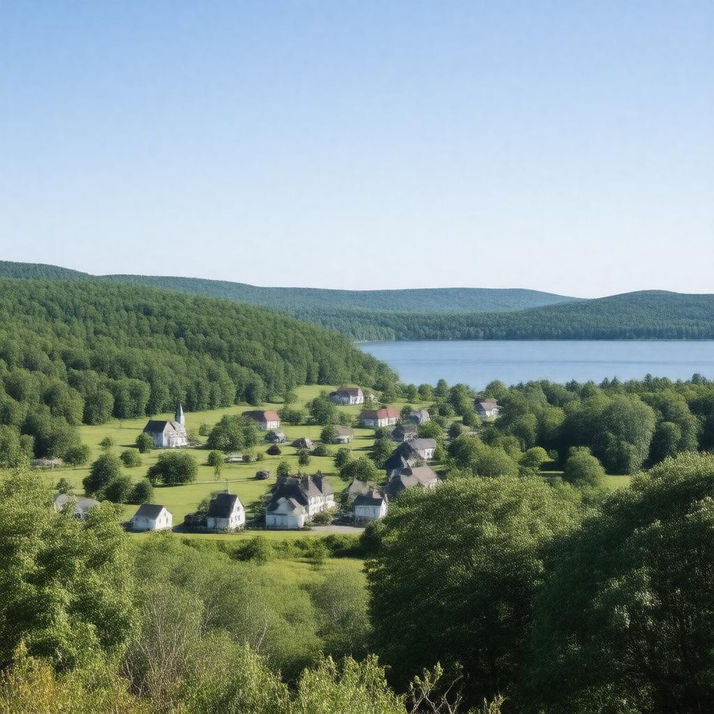 AI-created image of Gilmanton, New Hampshire