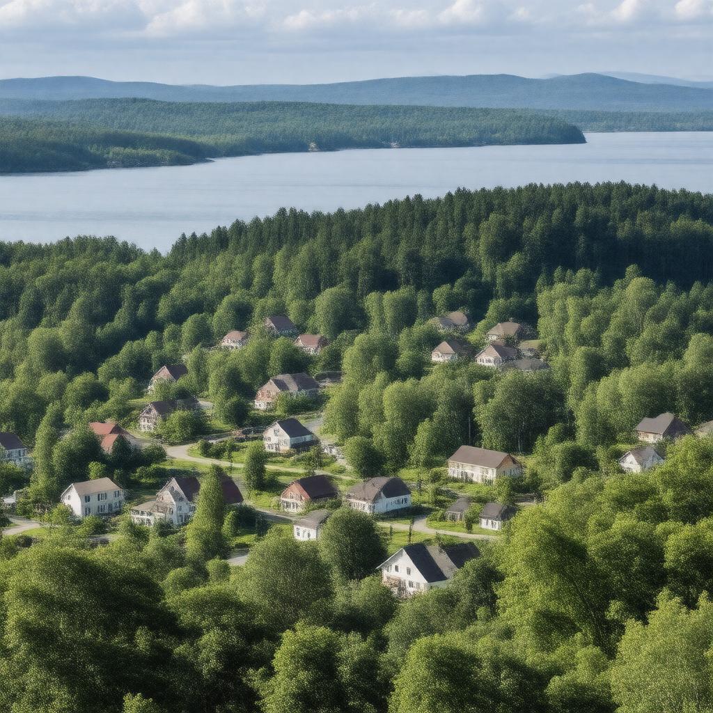 AI-created image of Gilmanton, New Hampshire, United States