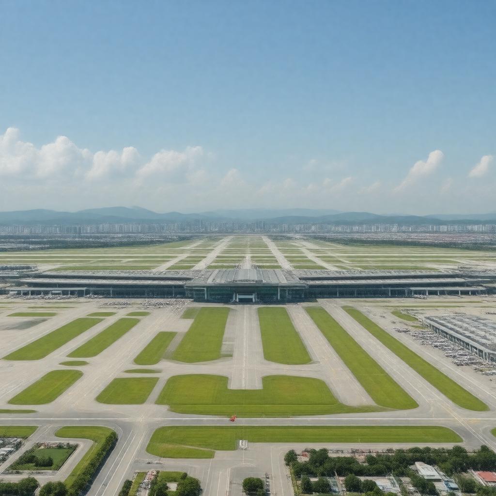 AI-created image of Gimpo International Airport