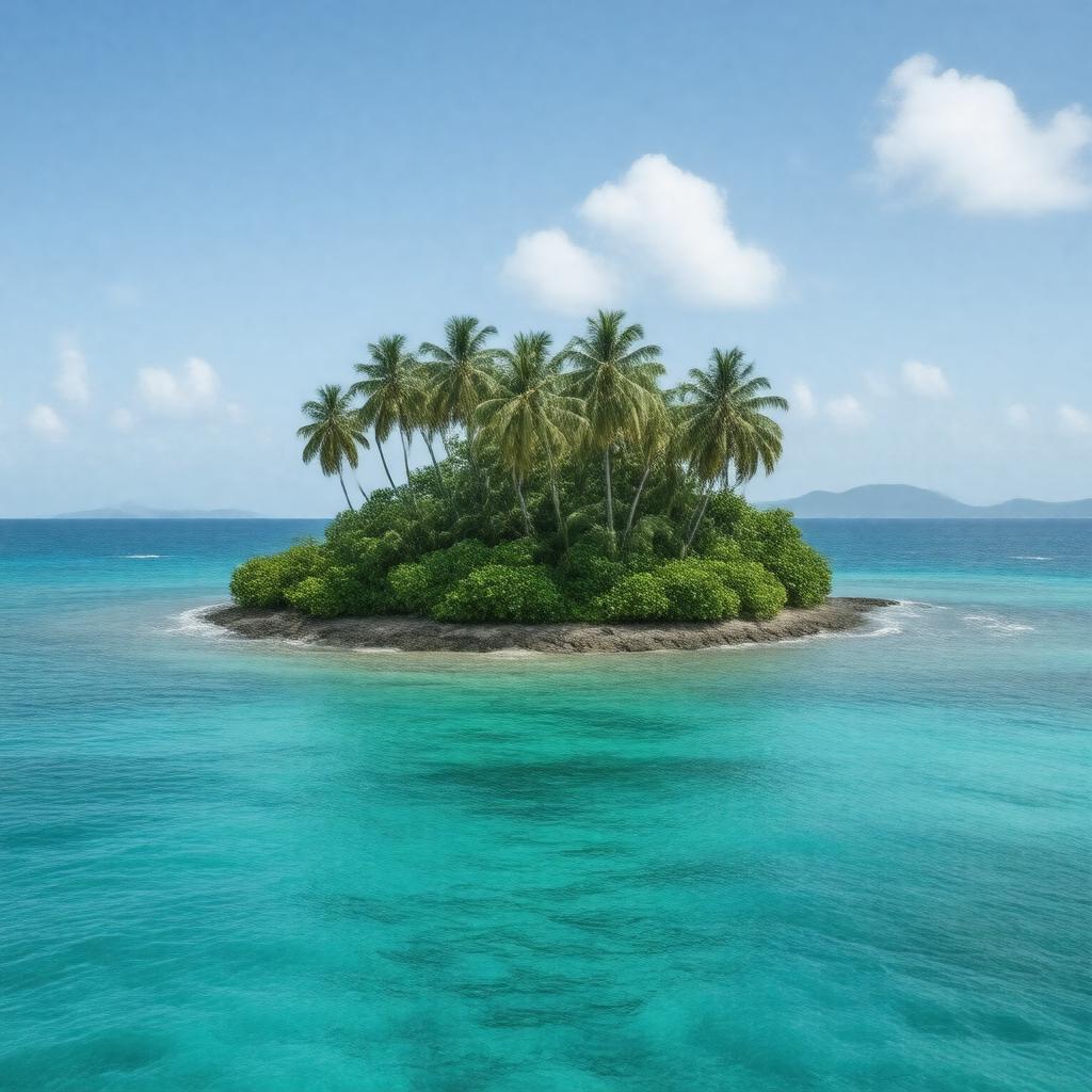 AI-created image of Gin Island