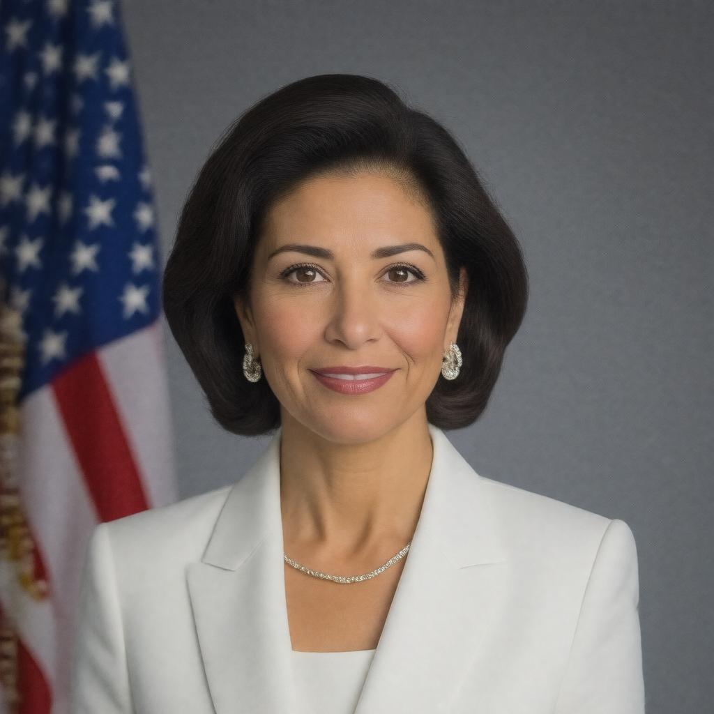 AI-created image of Gina Raimondo