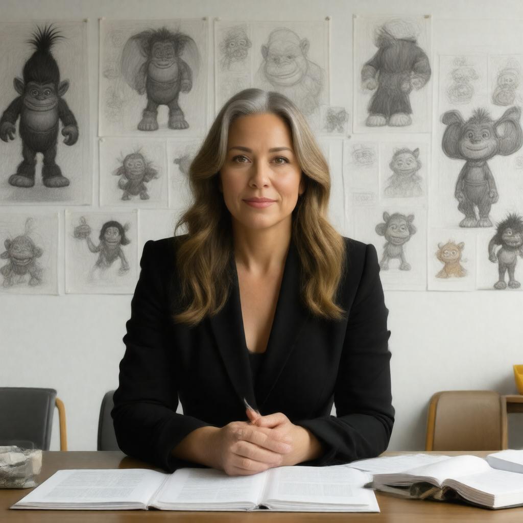 AI-created image of Gina Shay