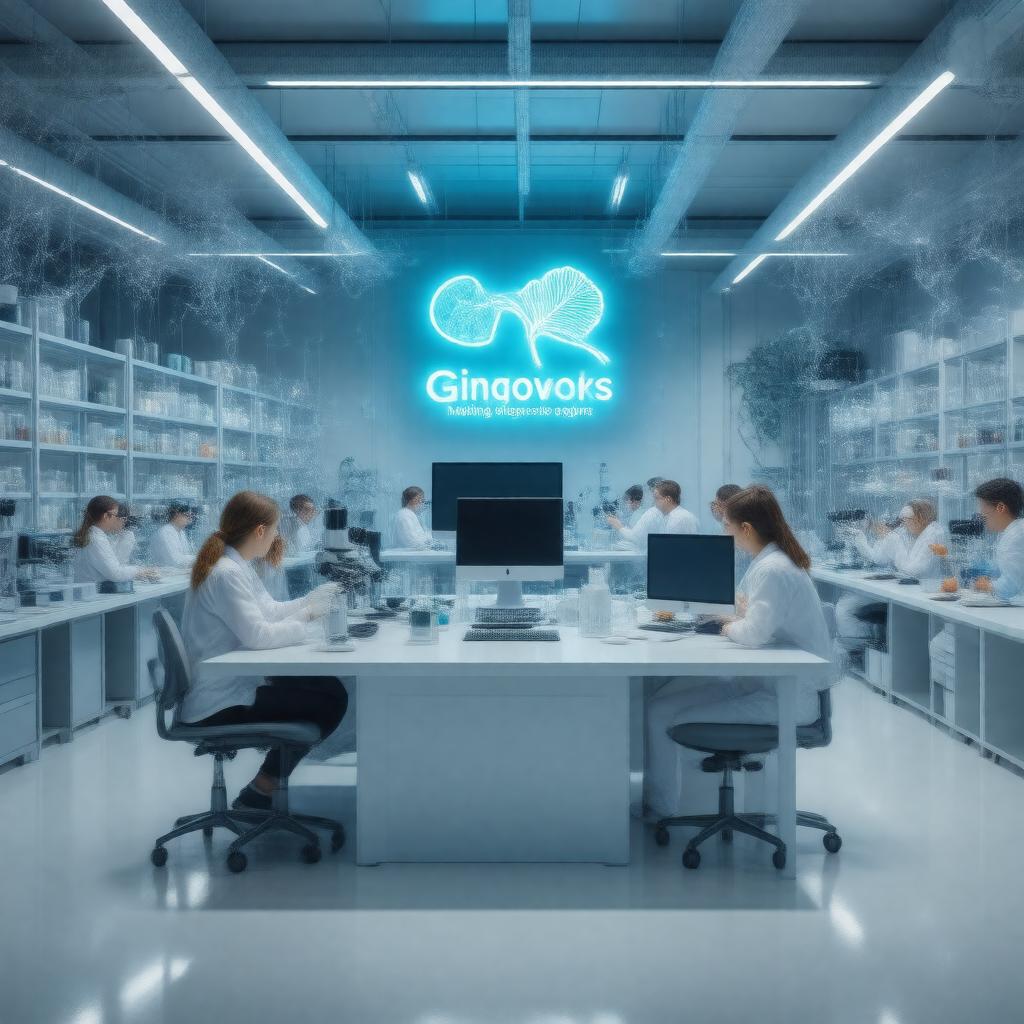 AI-created image of Ginkgo Bioworks