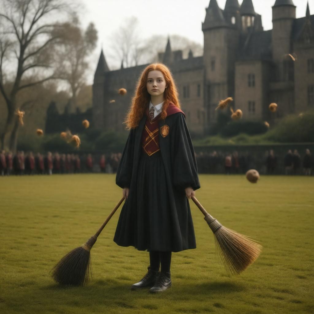 AI-created image of Ginny Weasley