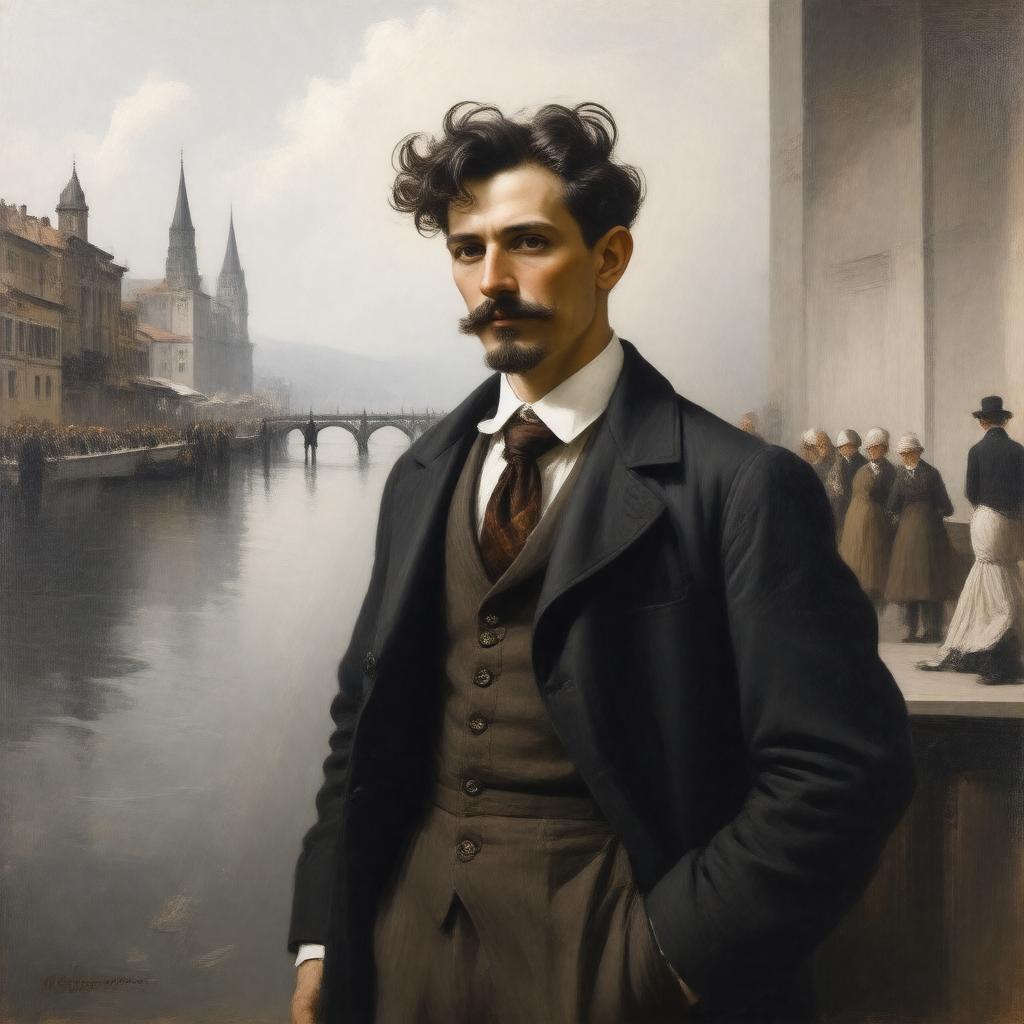 AI-created image of Giorgio Joyce