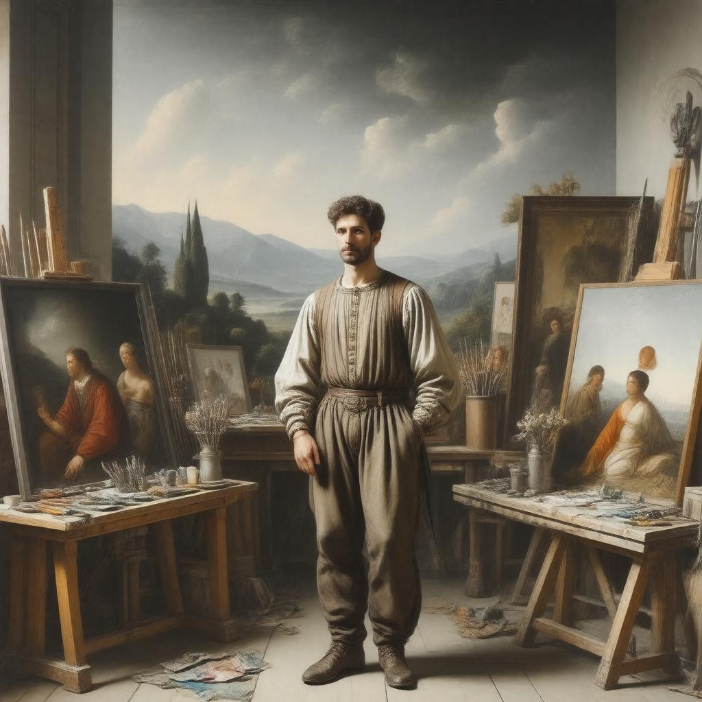 AI-created image of Giorgione