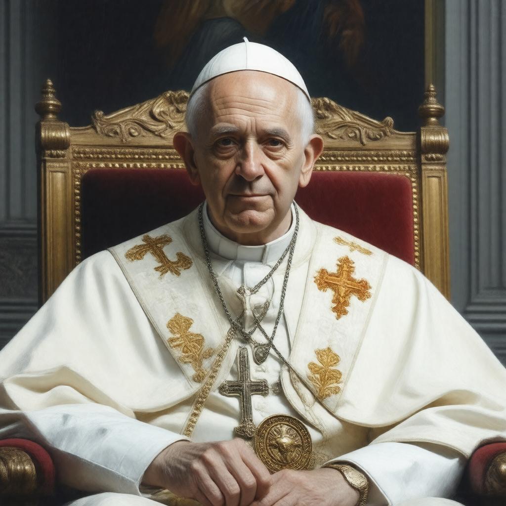 AI-created image of Giovanni Battista Montini