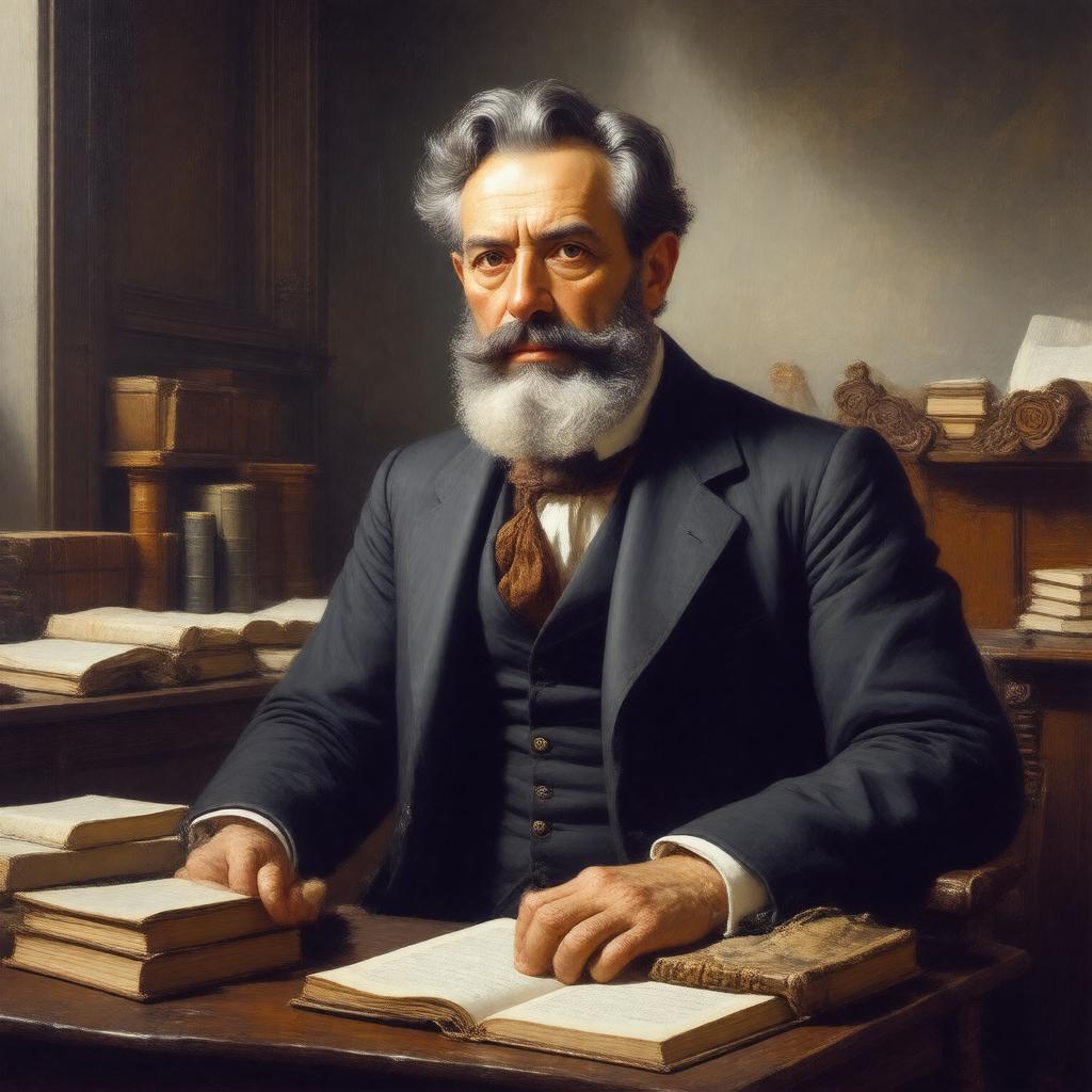 AI-created image of Giovanni Gentile