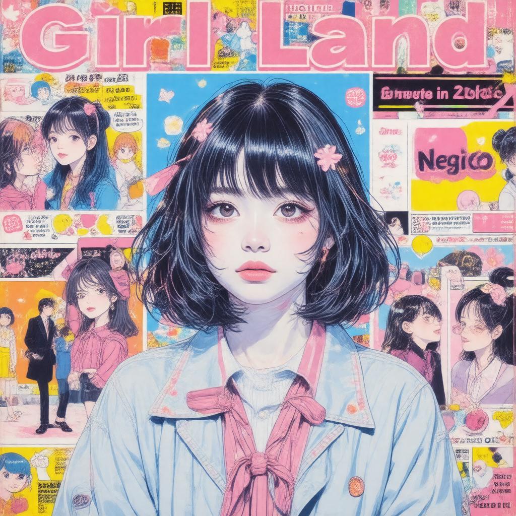 AI-created image of Girl Land