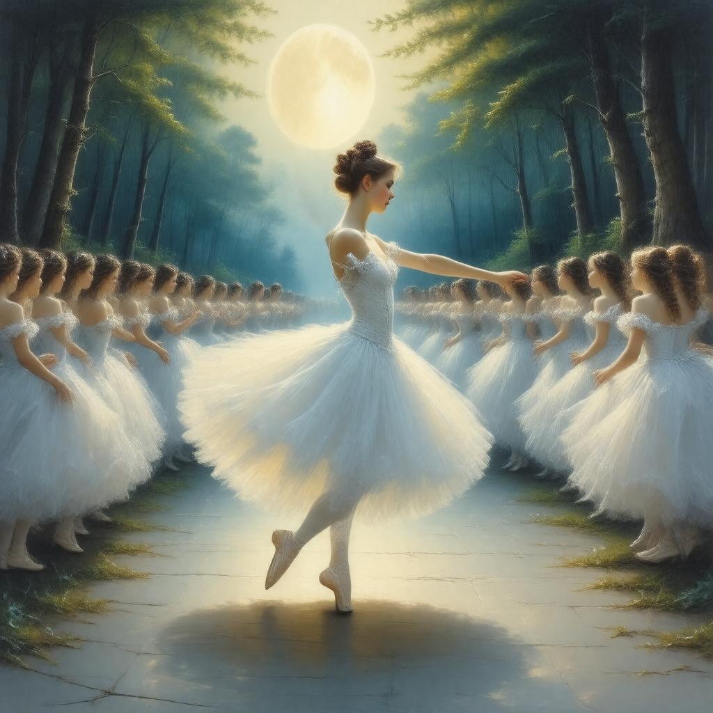 AI-created image of Giselle (ballet)