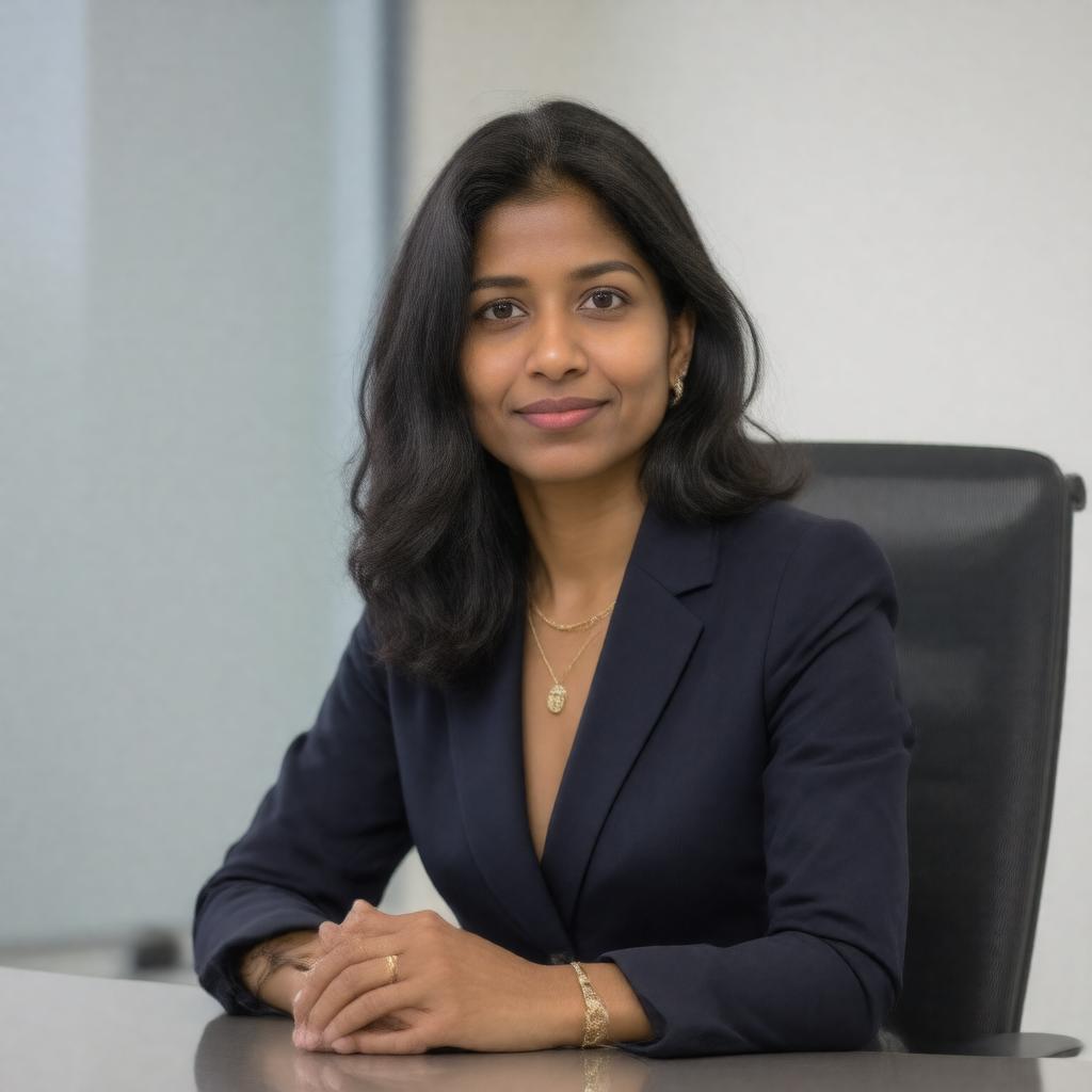 AI-created image of Gita Gopinath