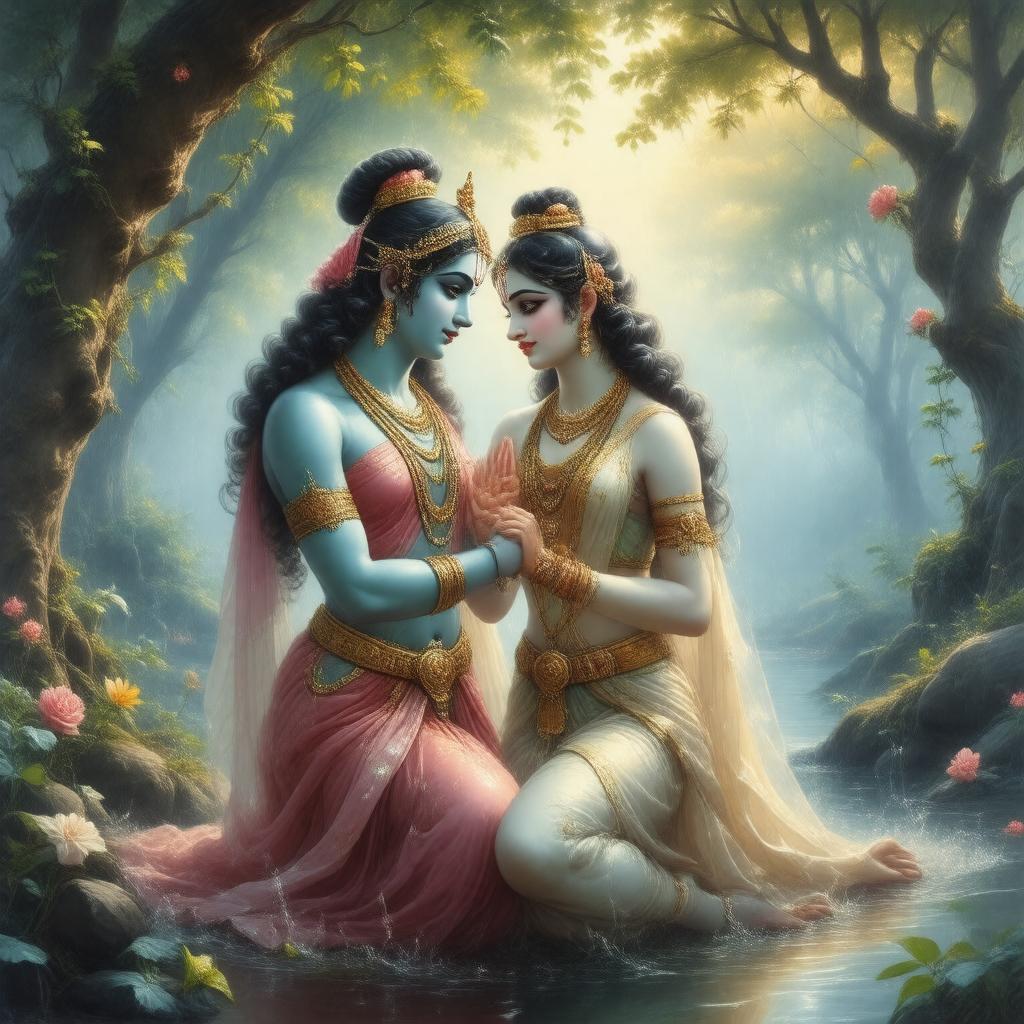 AI-created image of Gita Govinda