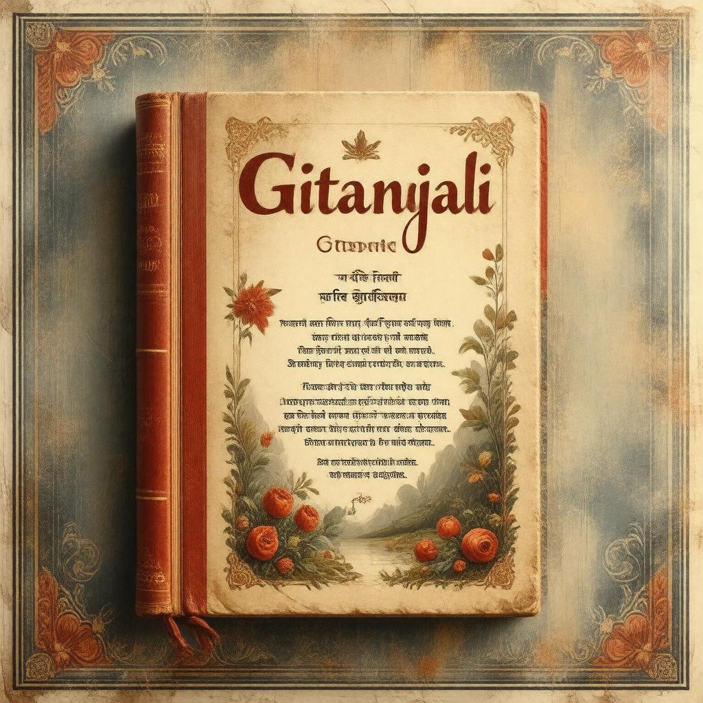 AI-created image of Gitanjali (Hindi translation)