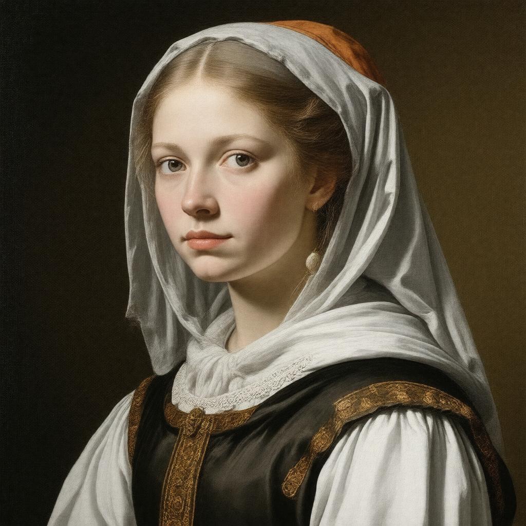 AI-created image of Giulia Ammannati