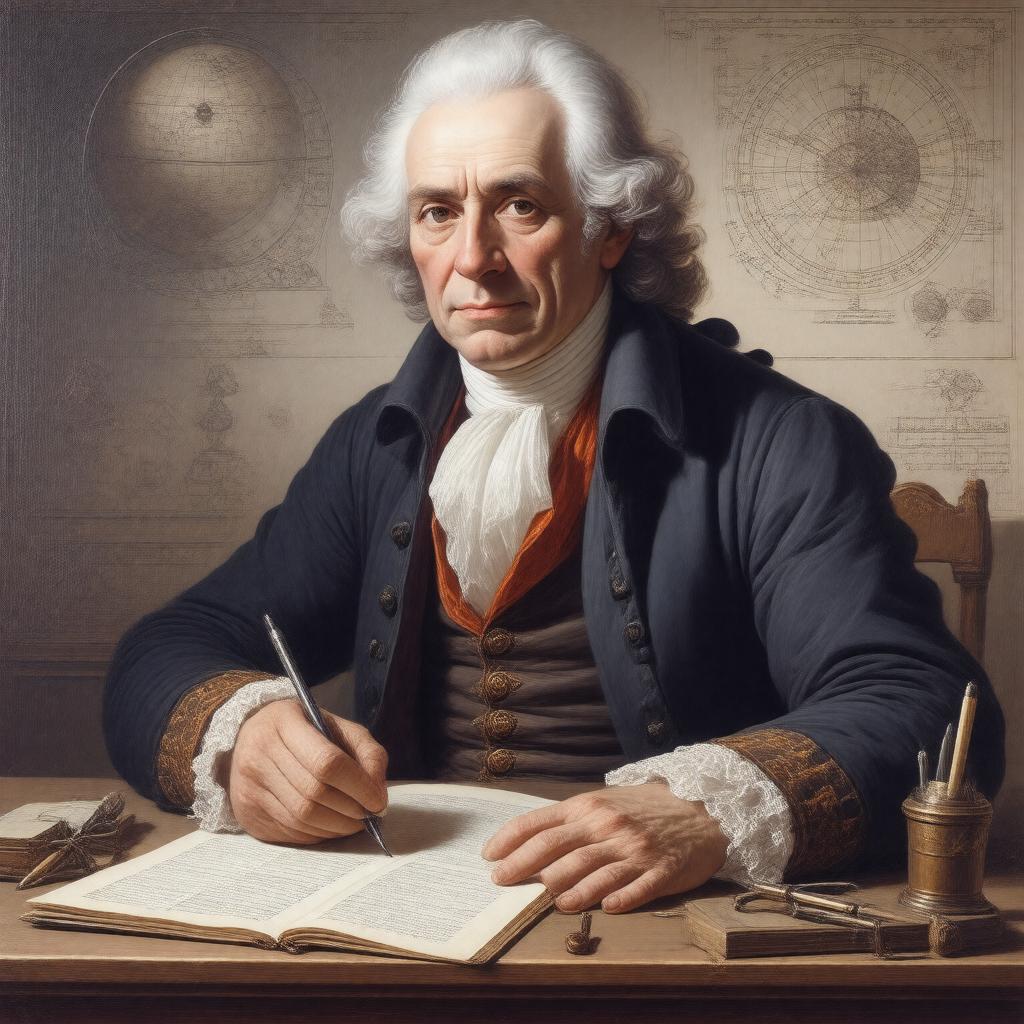 AI-created image of Giuseppe Lodovico Lagrangia