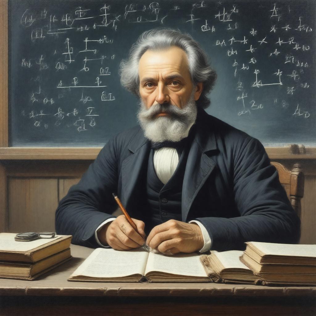 AI-created image of Giuseppe Peano