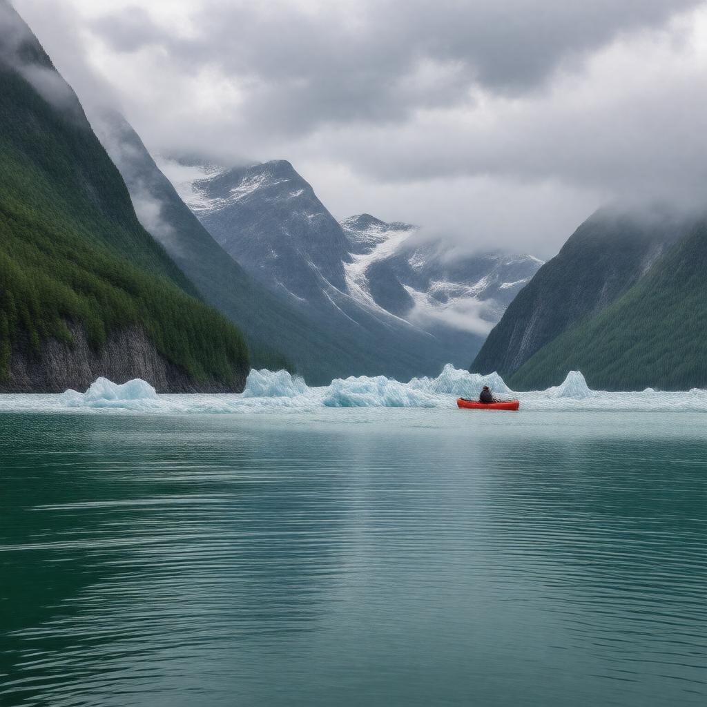 AI-created image of Glacier Bay National Park and Preserve