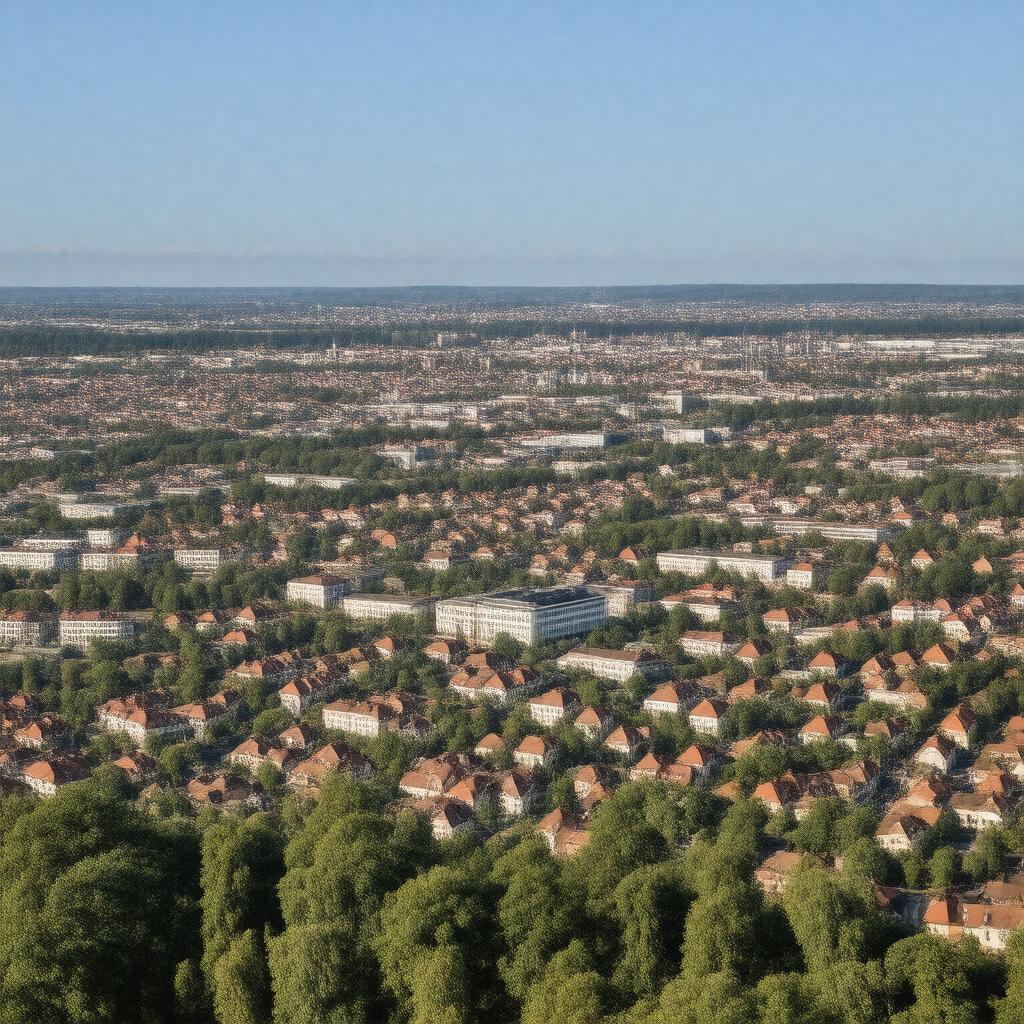 AI-created image of Gladbeck, Germany