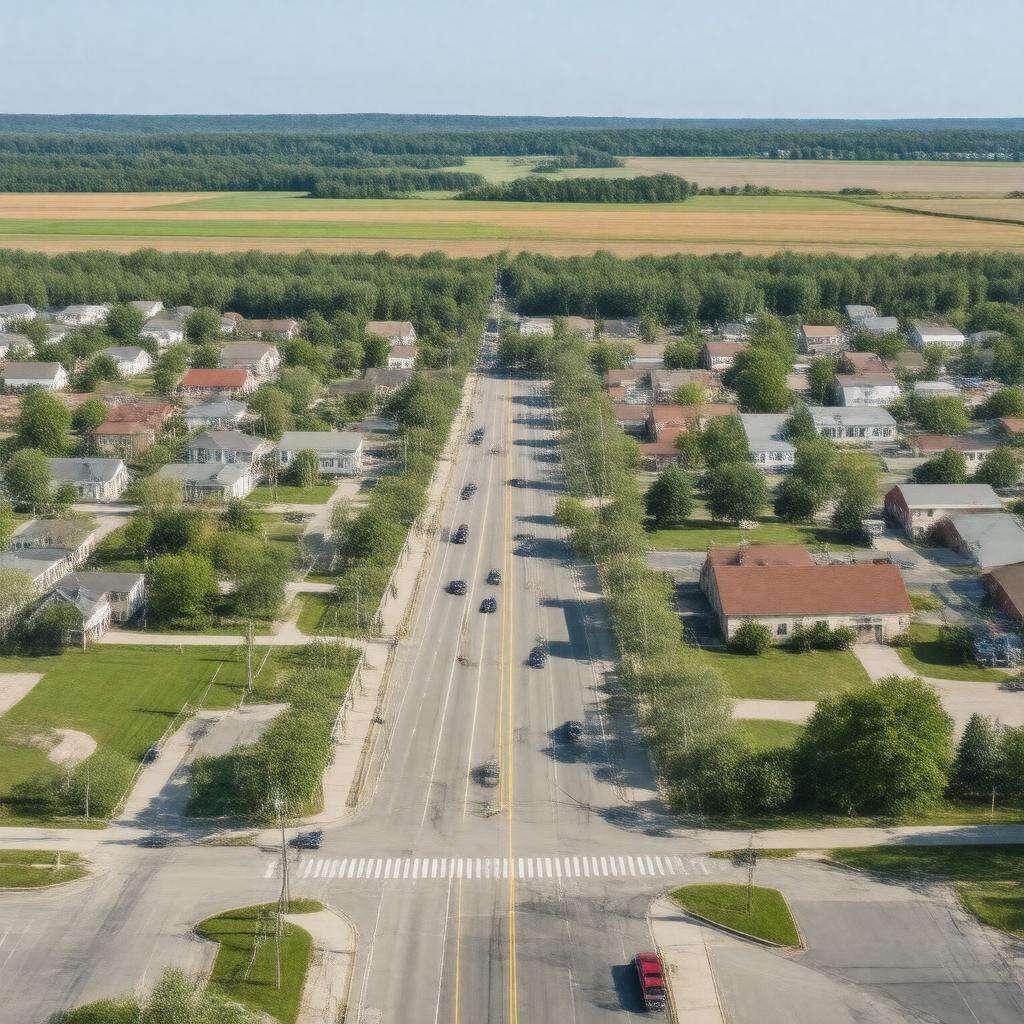 AI-created image of Gladbrook, Iowa, United States