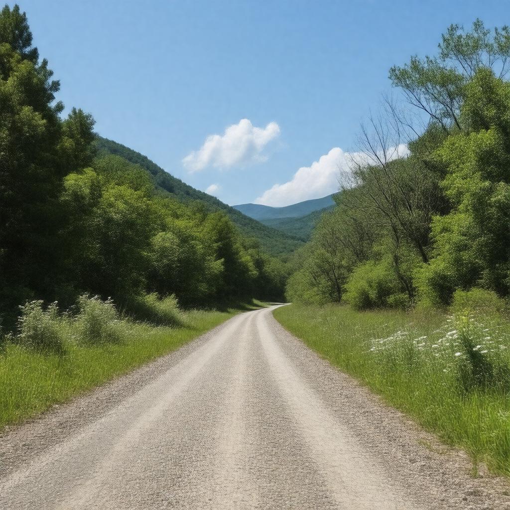 AI-created image of Glade Top Trail National Scenic Byway