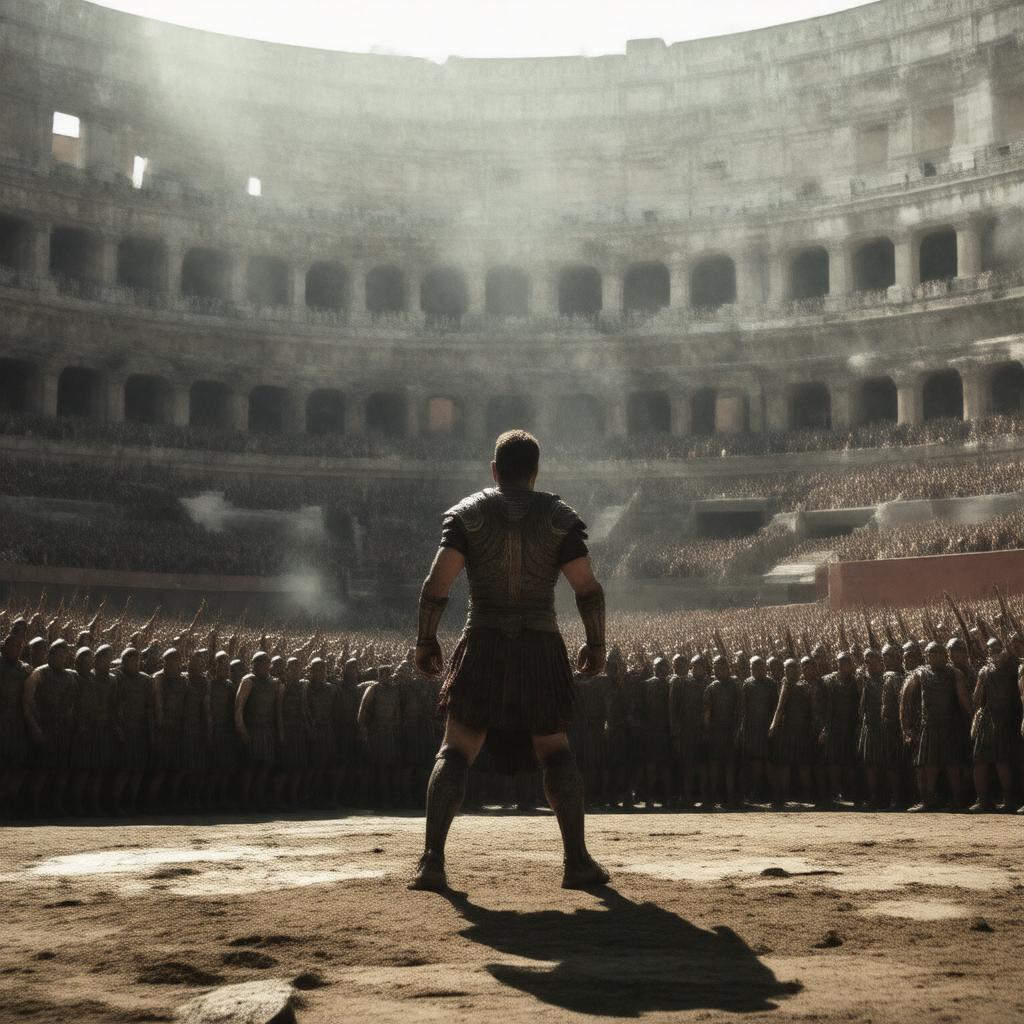 Click to view larger image AI-created image of Gladiator