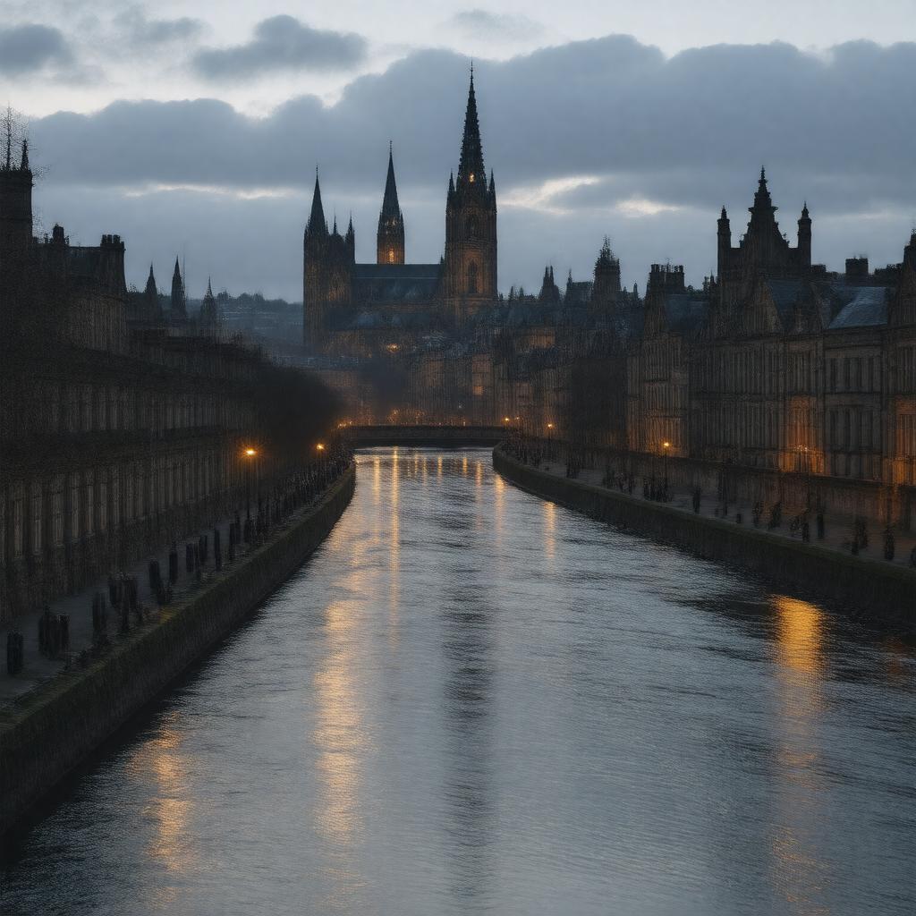 AI-created image of Glasgow