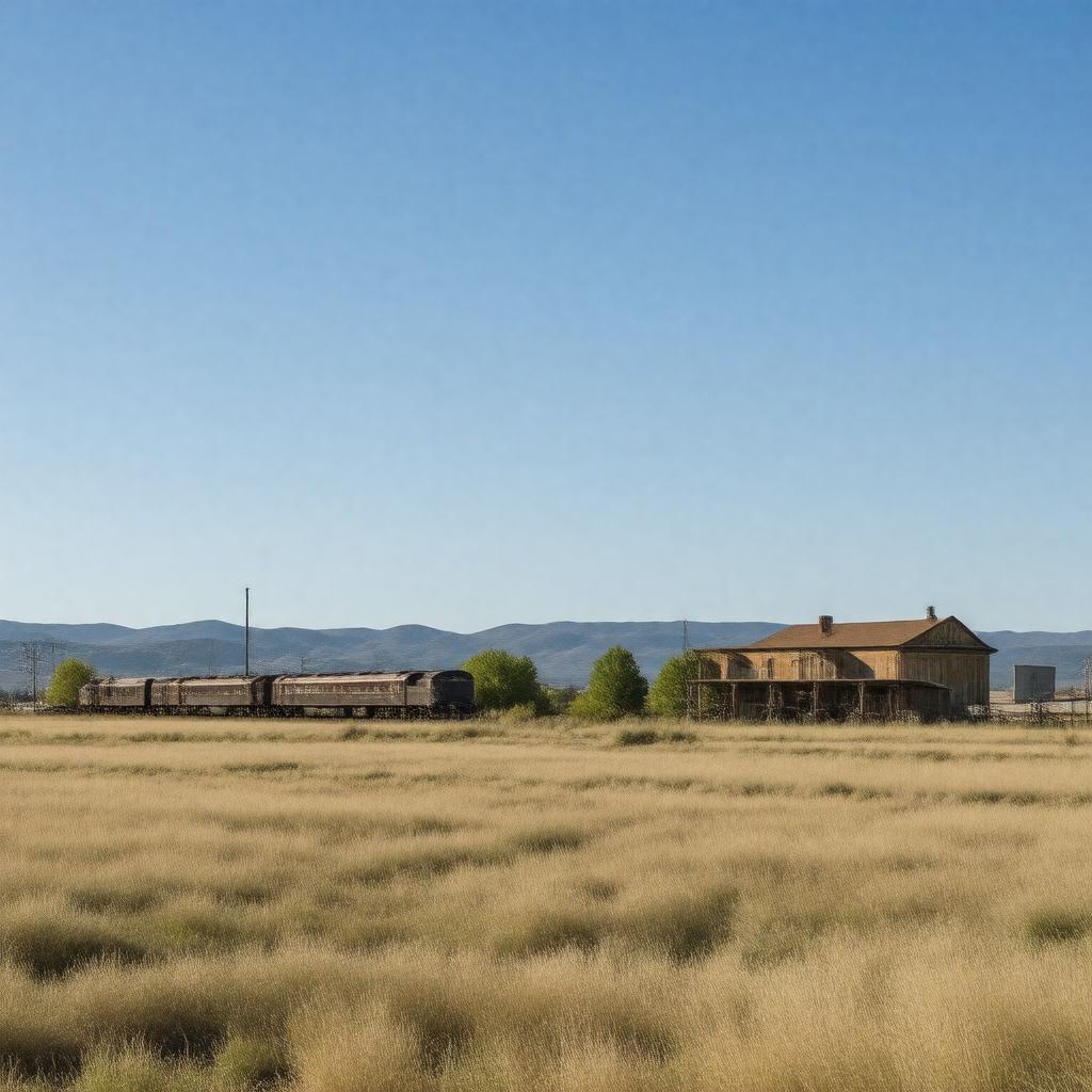 AI-created image of Glasgow, Montana