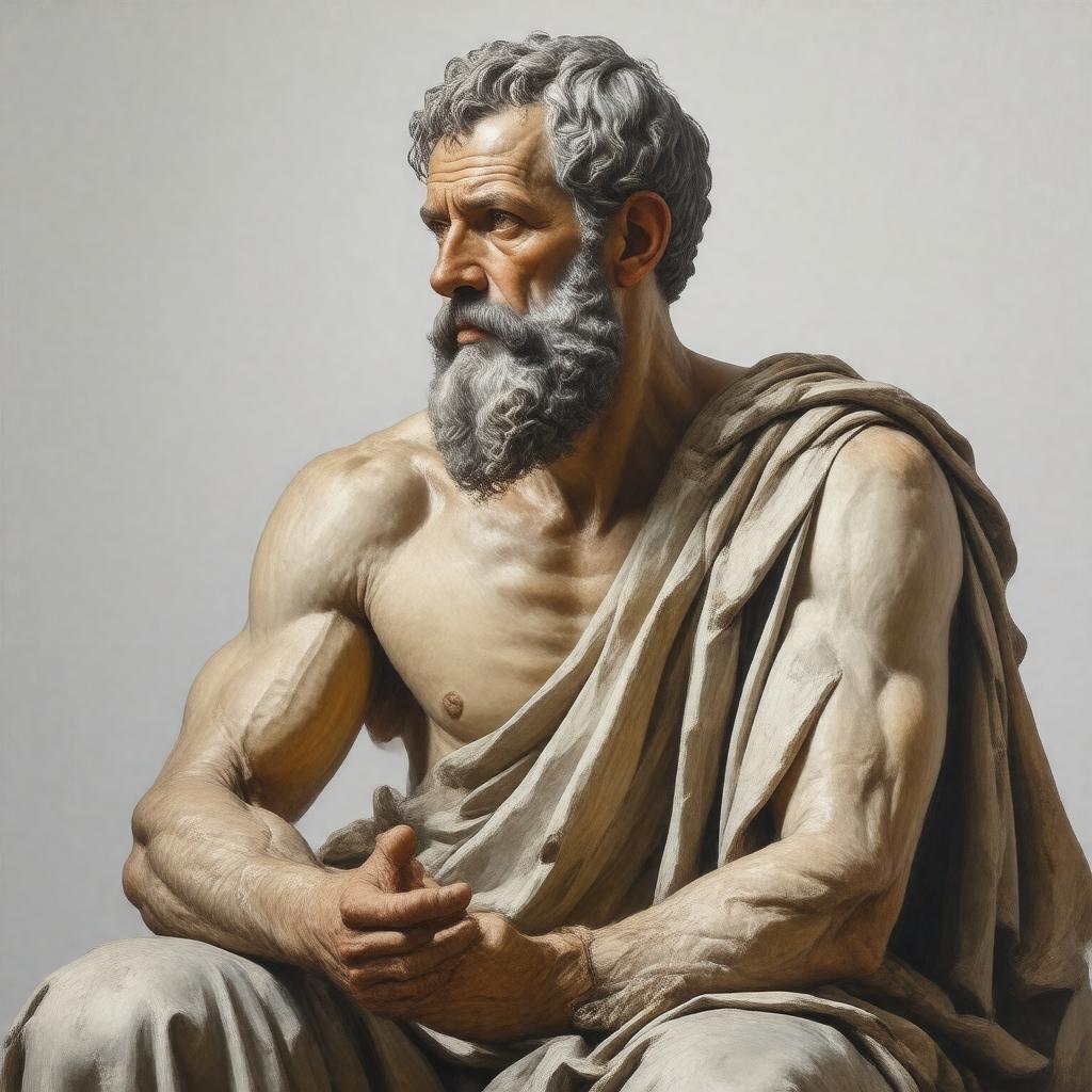 Click to view larger image AI-created image of Glaucon