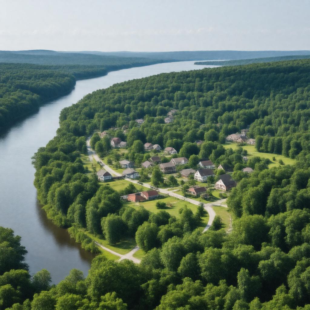 AI-created image of Glen Echo, Maryland