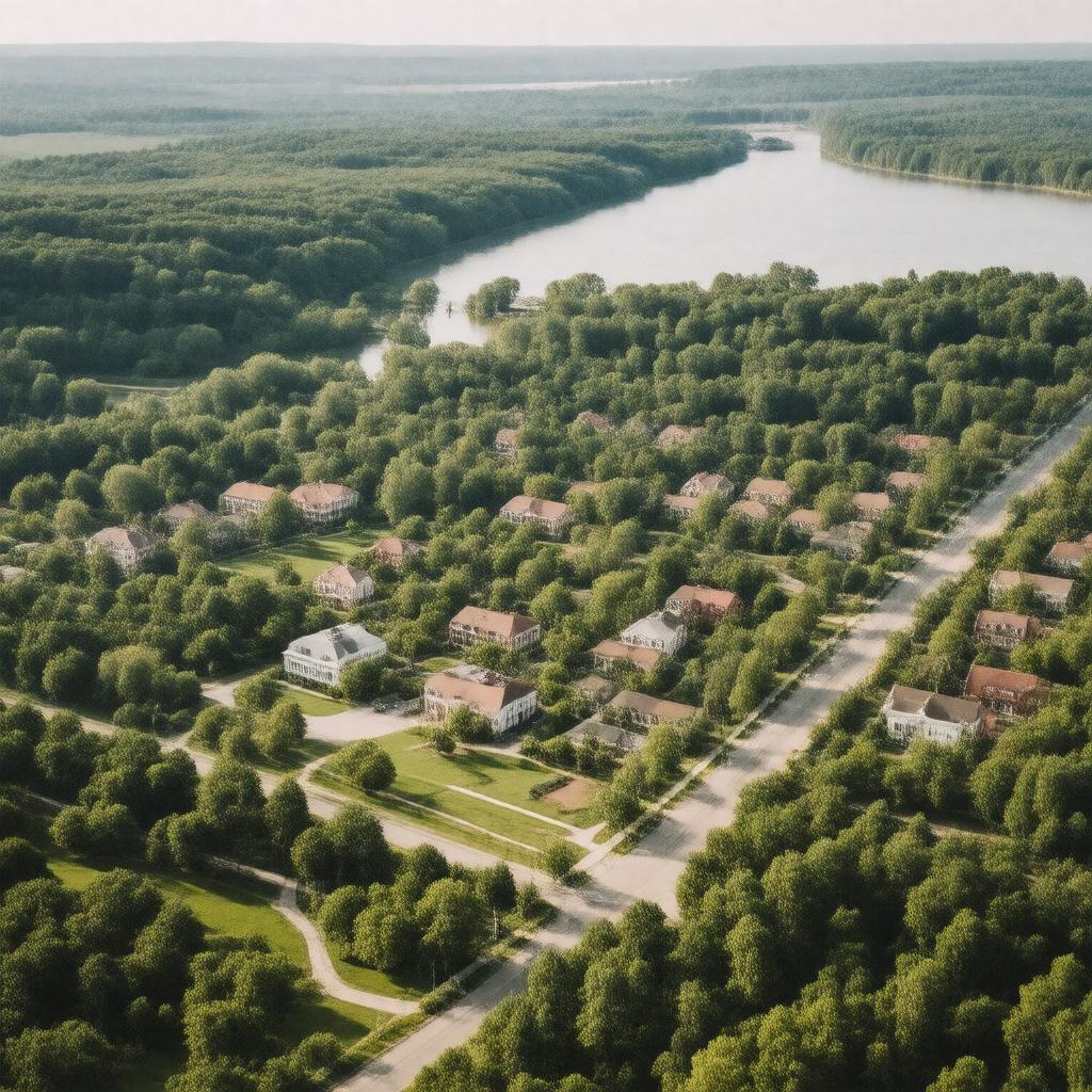 AI-created image of Glen Echo, Maryland, United States