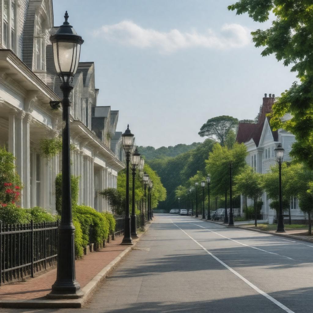 AI-created image of Glen Ridge, New Jersey, United States