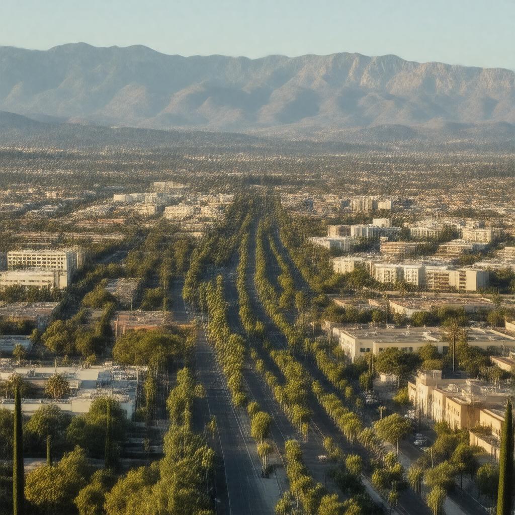 AI-created image of Glendale, California