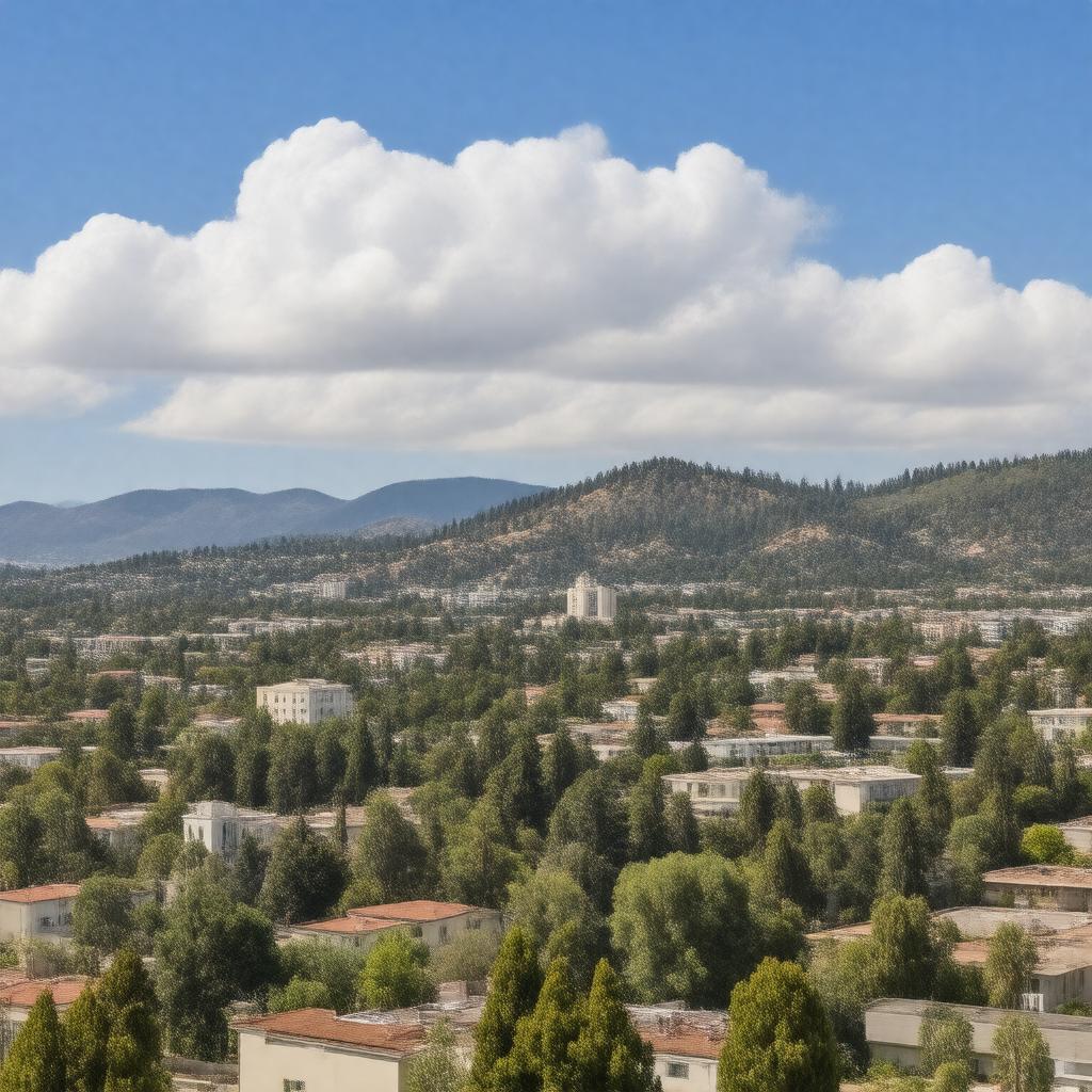 AI-created image of Glendale, California, United States