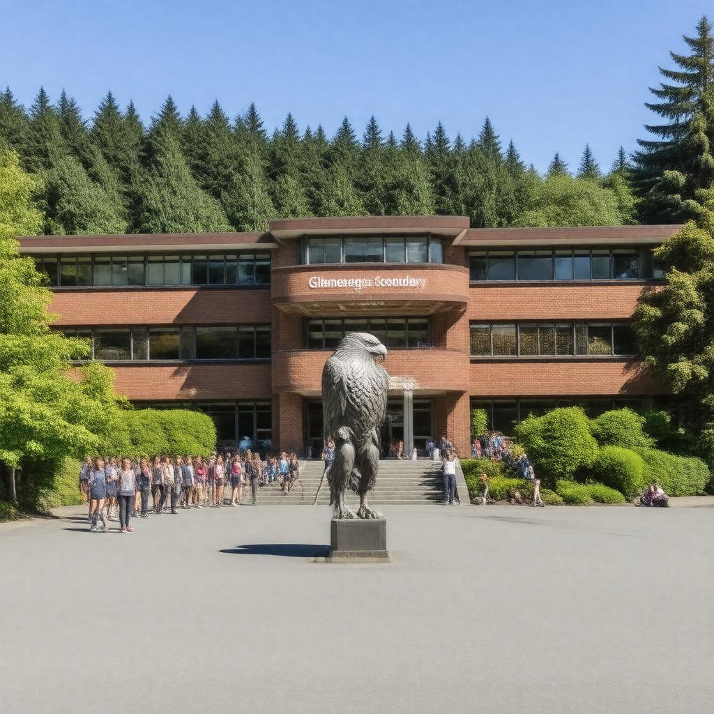 AI-created image of Gleneagle Secondary School