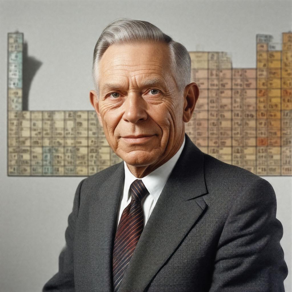 AI-created image of Glenn Seaborg