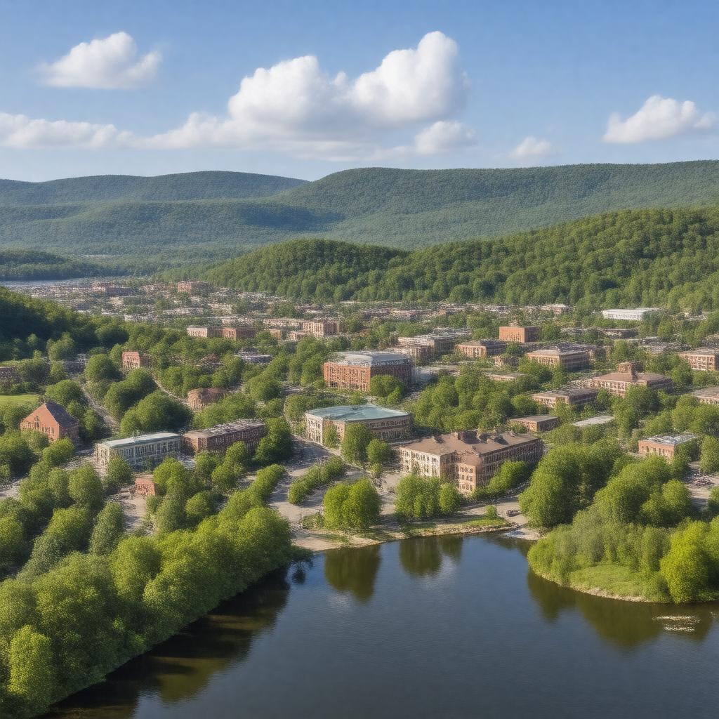 AI-created image of Glens Falls, New York, United States