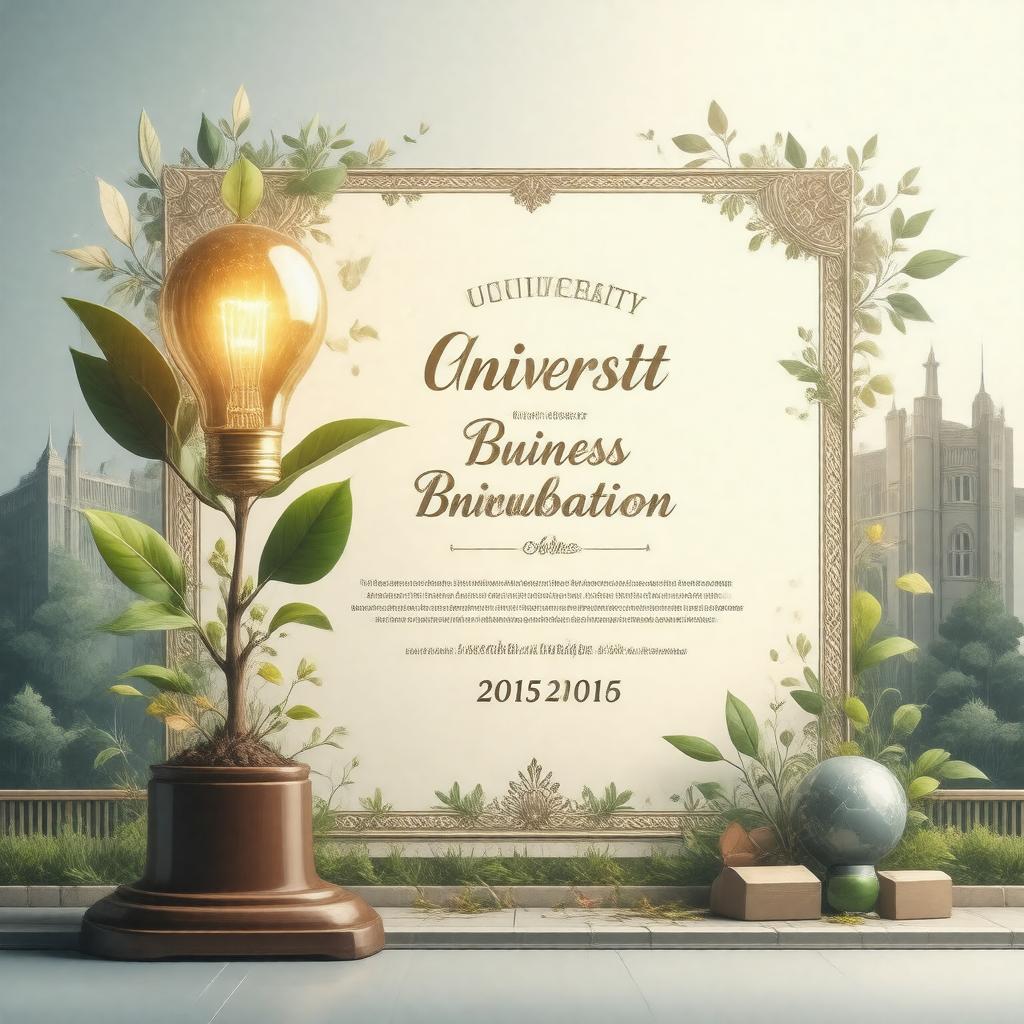 AI-created image of Global #1 University Business Incubator (UBI Global, 2015, 2016)