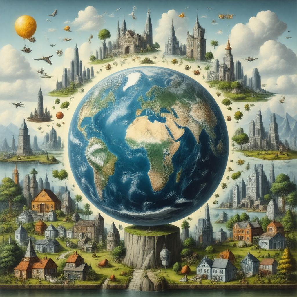 AI-created image of Global Development
