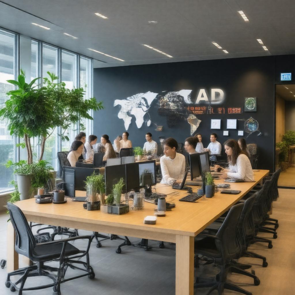 AI-created image of Global Development Lab