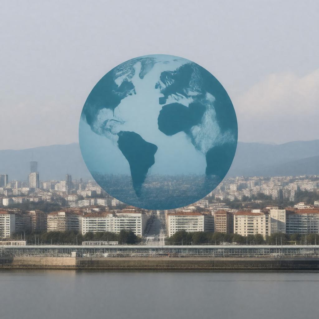 Click to view larger image AI-created image of Global Humanitarian Forum