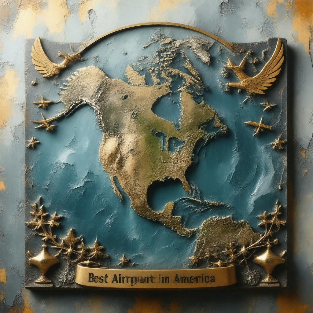 AI-created image of Global Traveler's Best Airport in North America (multiple years)